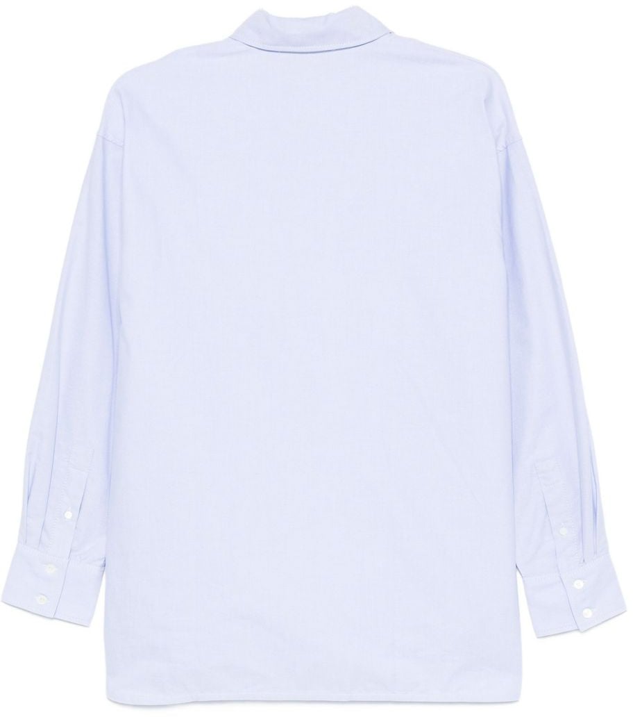 Maison Kitsuné Maison Kitsune' Shirts Clear Blue Blauw