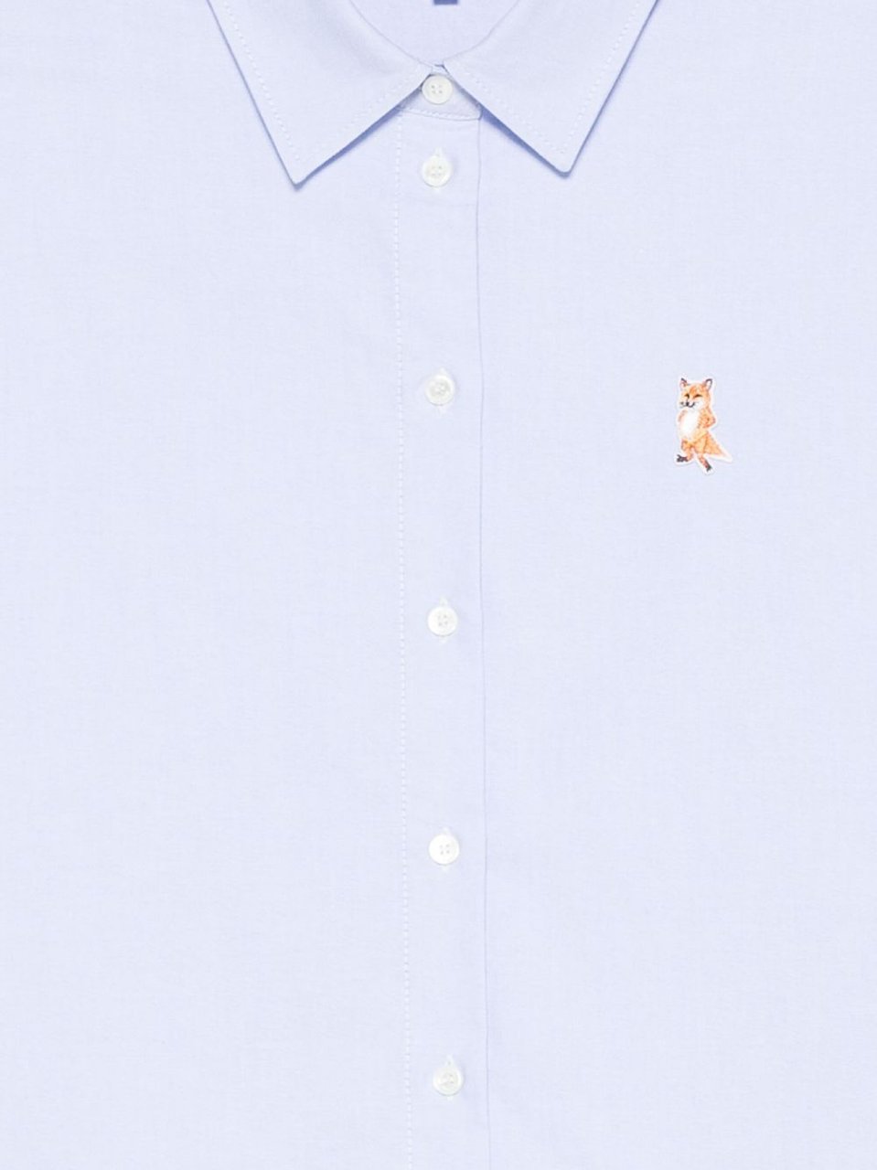 Maison Kitsuné Maison Kitsune' Shirts Clear Blue Blauw