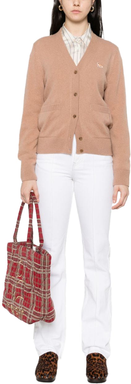 Maison Kitsuné Maison Kitsune' Sweaters Camel Beige