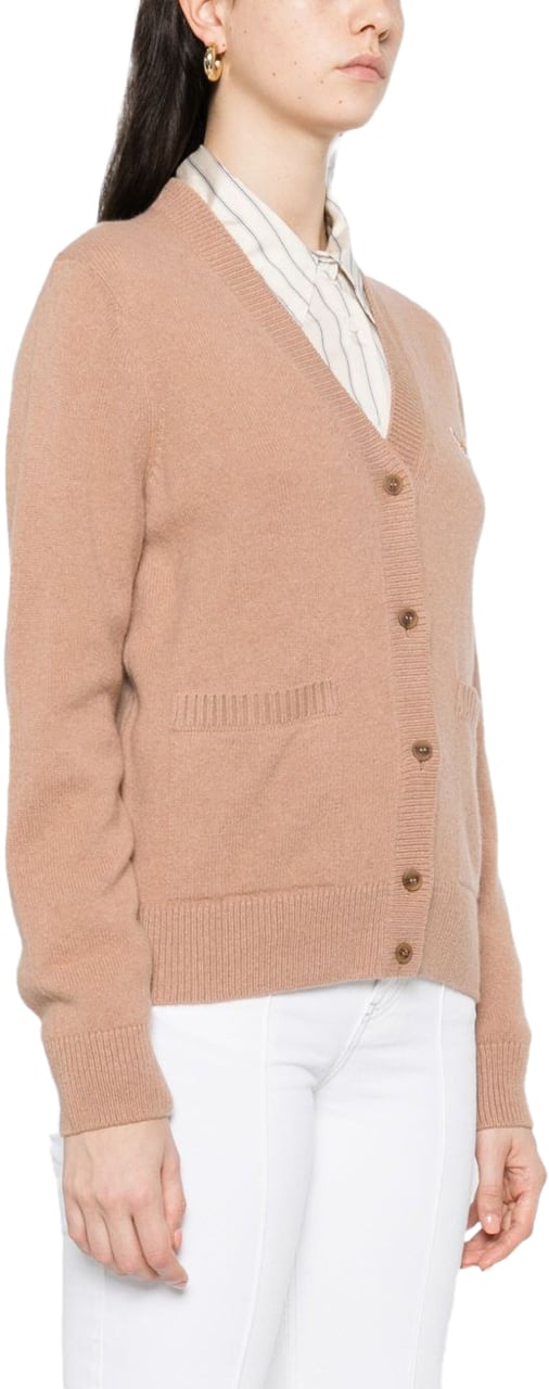 Maison Kitsuné Maison Kitsune' Sweaters Camel Beige