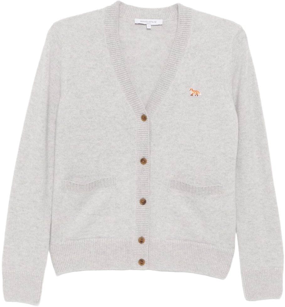 Maison Kitsuné Maison Kitsune' Sweaters Grey Grijs