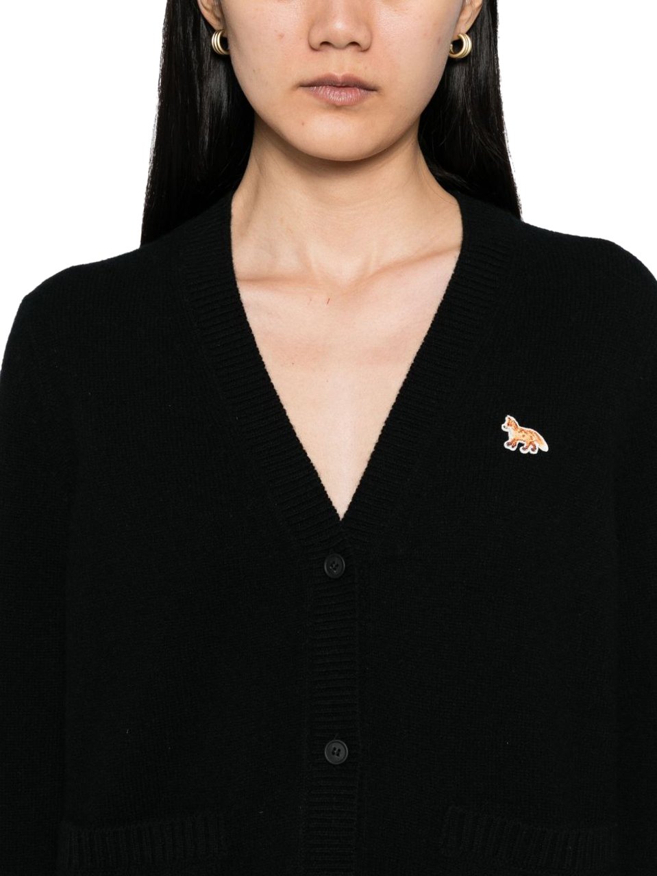 Maison Kitsuné Maison Kitsune' Sweaters Black Zwart
