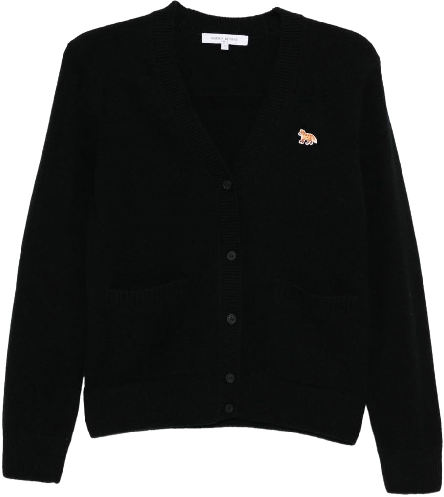 Maison Kitsuné Maison Kitsune' Sweaters Black Zwart