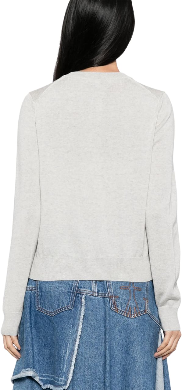 Maison Kitsuné Maison Kitsune' Sweaters Grey Lichtgrijs