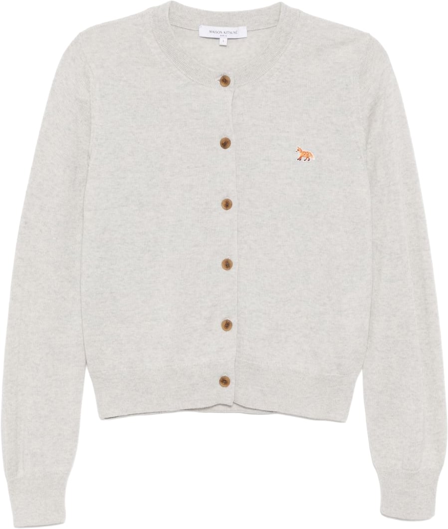 Maison Kitsuné Maison Kitsune' Sweaters Grey Lichtgrijs