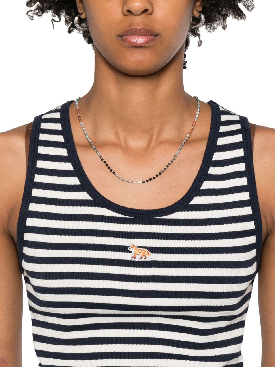 Maison Kitsuné Maison Kitsune' Top Blue Blauw