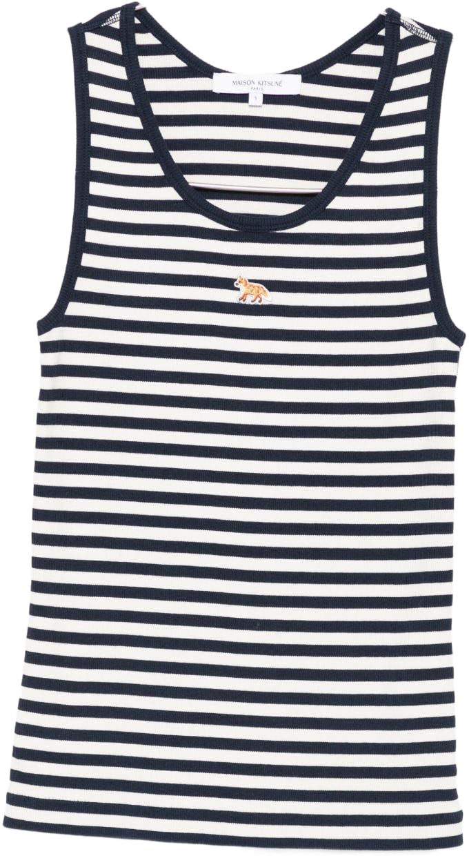 Maison Kitsuné Maison Kitsune' Top Blue Blauw