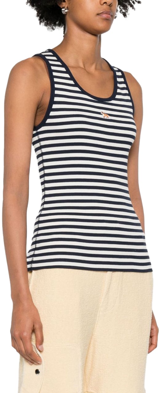 Maison Kitsuné Maison Kitsune' Top Blue Blauw