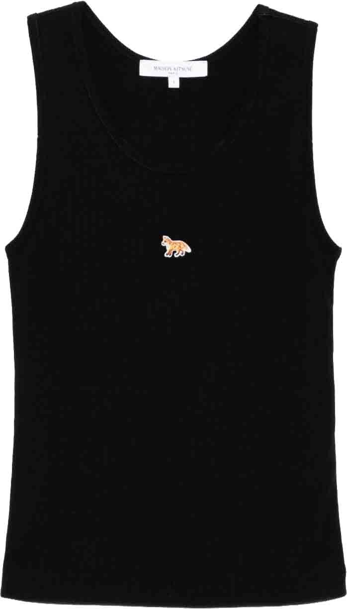 Maison Kitsuné Maison Kitsune' Top Black Zwart