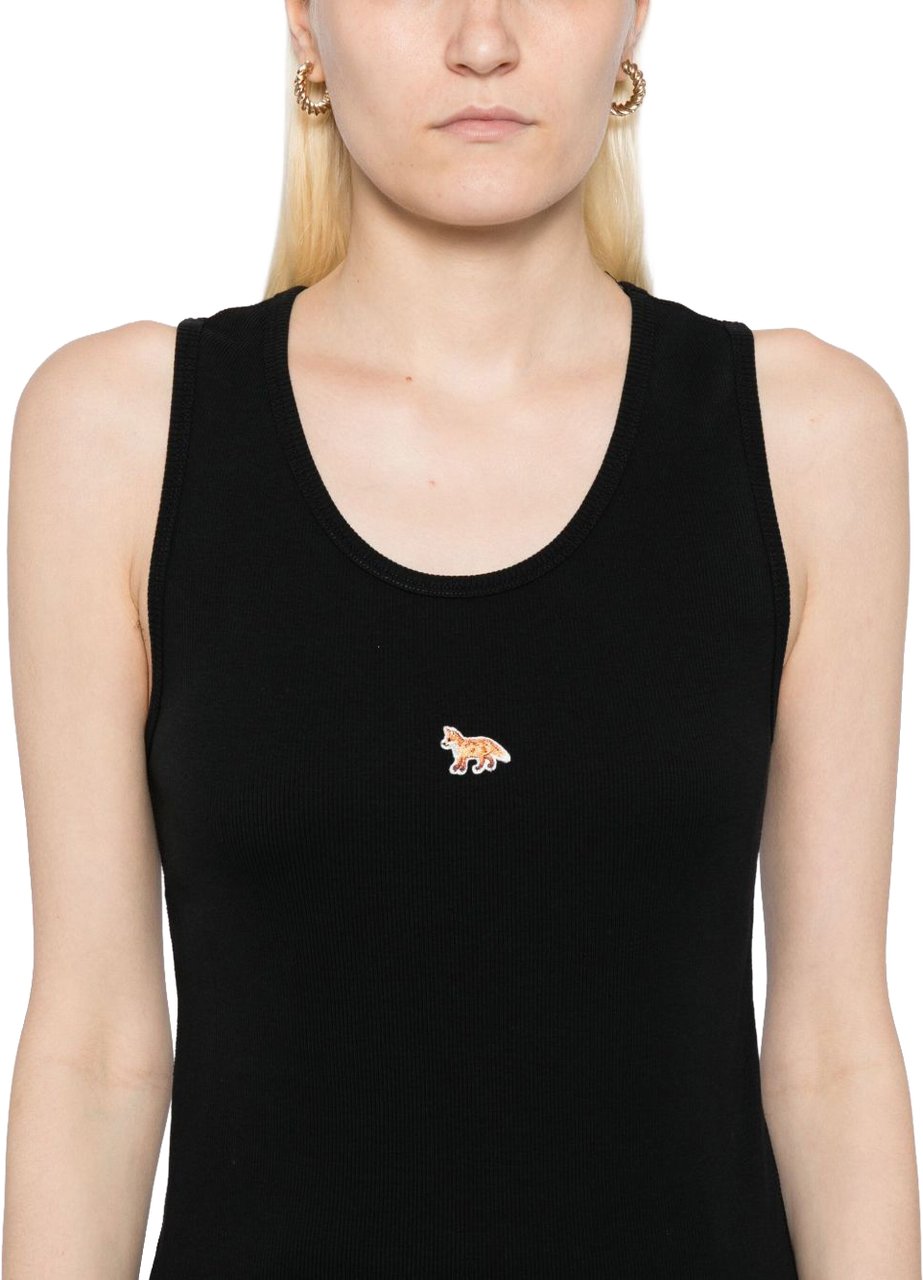 Maison Kitsuné Maison Kitsune' Top Black Zwart