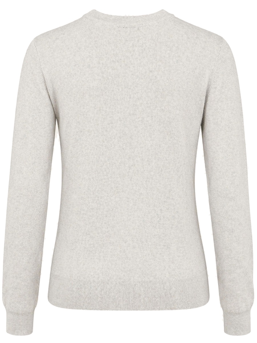 Maison Kitsuné Neutral Wool Regular Fit Sweater Wit