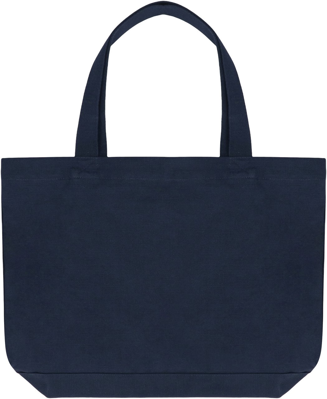 Maison Kitsuné Cotton canvas tote bag Blauw
