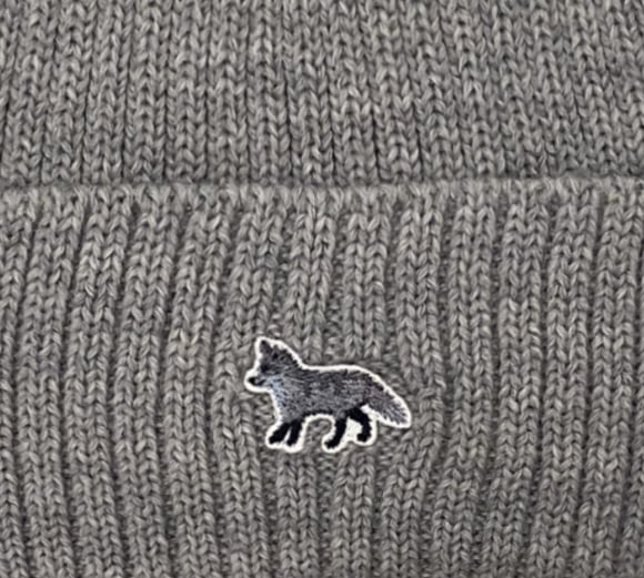 Maison Kitsuné Maison Kitsune' Hats Grey Grijs