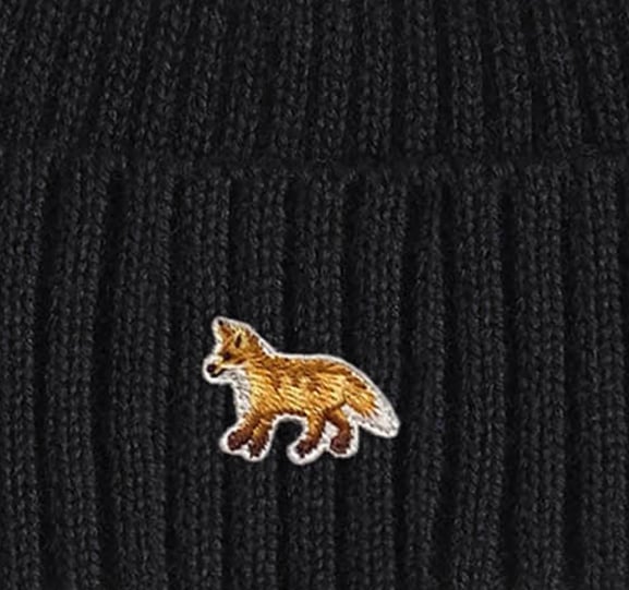 Maison Kitsuné Maison Kitsune' Hats Black Zwart