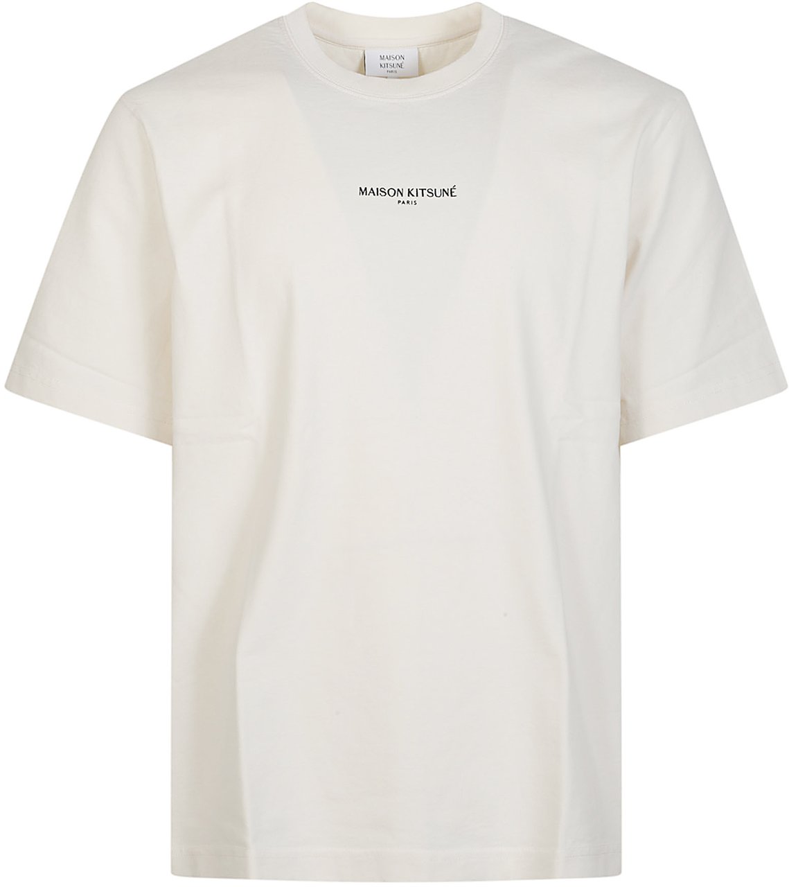 Maison Kitsuné Paris Comfort T-shirt White Wit