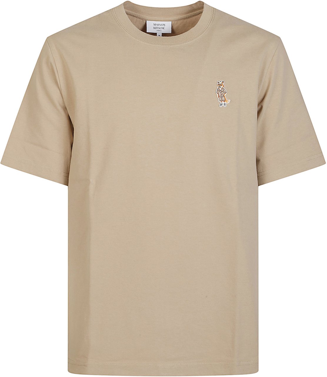 Maison Kitsuné Dressed Fox Comfort T-shirt Yellow Geel