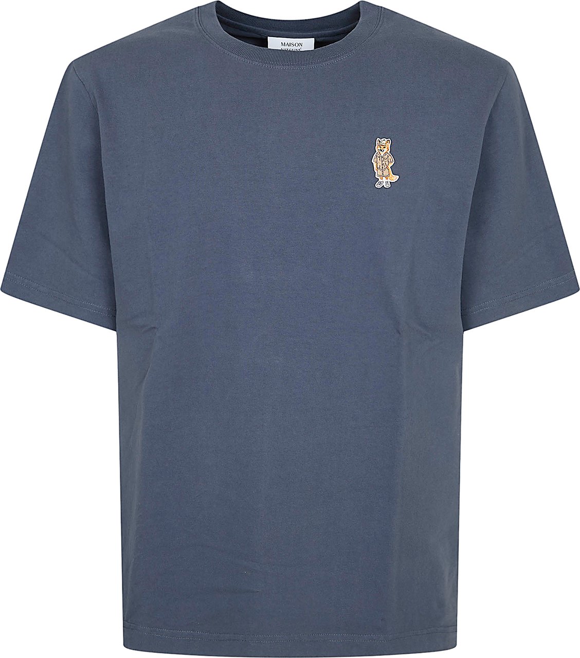 Maison Kitsuné MAISON KITSUNE DRESSED FOX COMFORT TEE-SHIRT Lichtblauw