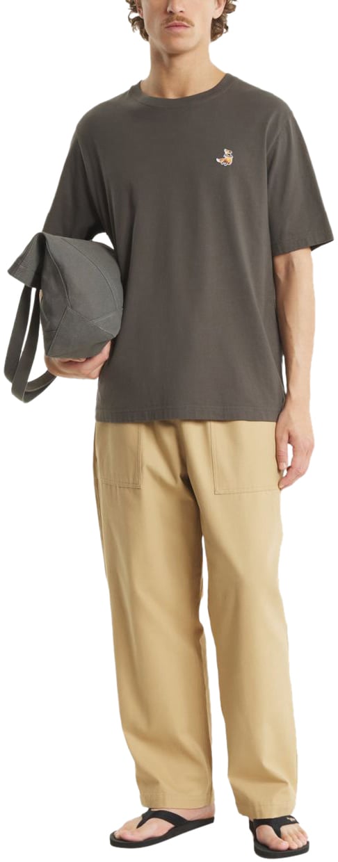 Maison Kitsuné Maison Kitsune' T-Shirts And Polos Brown Taupe