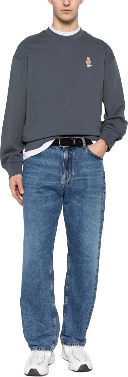 Maison Kitsuné Maison Kitsune' Sweaters Blu Blauw