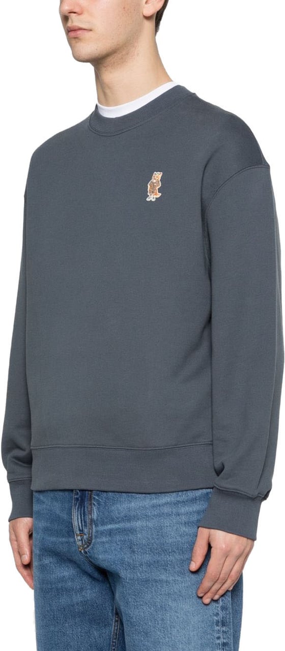 Maison Kitsuné Maison Kitsune' Sweaters Blue Blauw