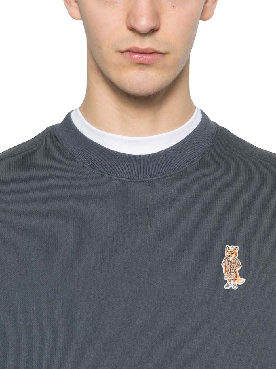 Maison Kitsuné Maison Kitsune' Sweaters Blu Blauw