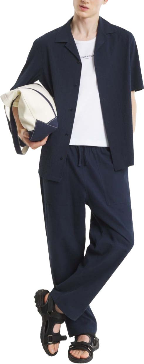 Maison Kitsuné Maison Kitsune' Shirts Blu Navy