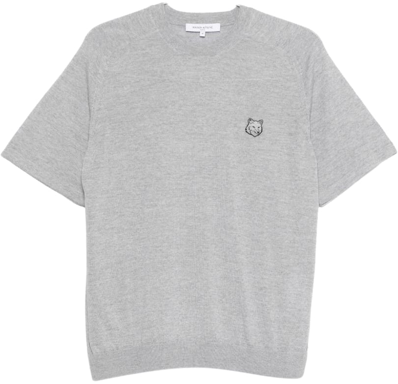 Maison Kitsuné Maison Kitsune' Sweaters Light Grey Grijs