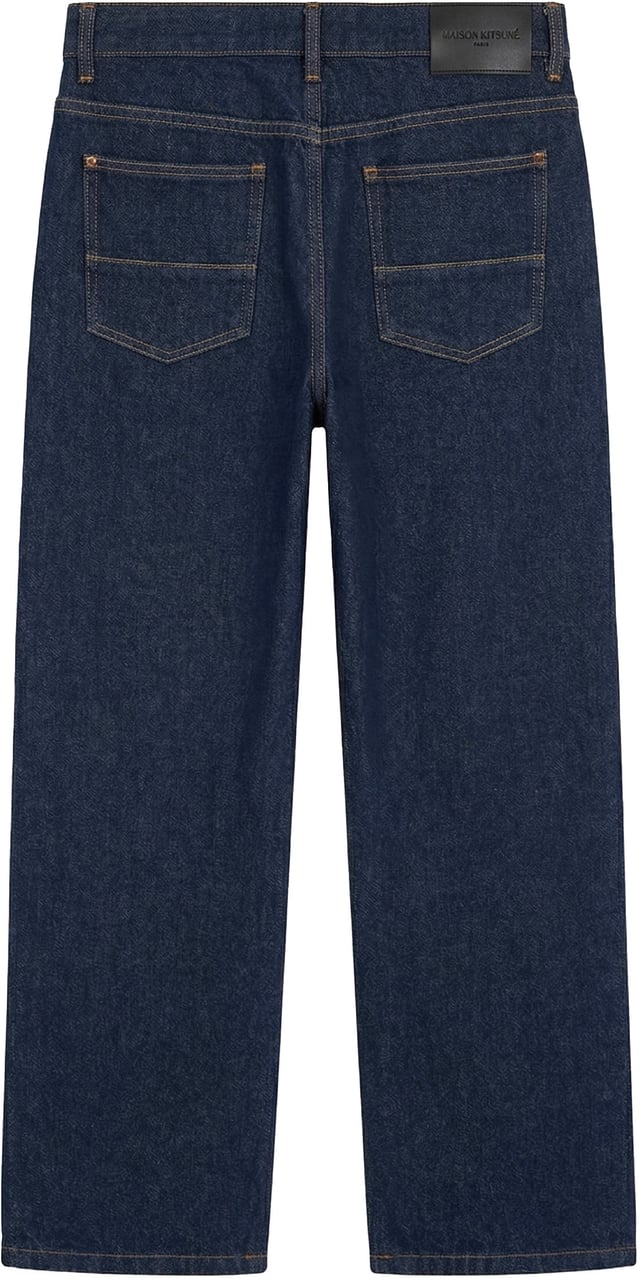 Maison Kitsuné Maison Kitsune' Jeans Blue Blauw