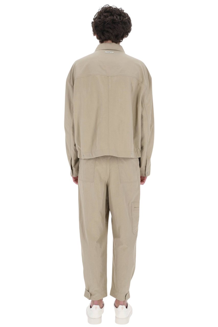 Maison Kitsuné Camouflage Light Cotton Canvas Jacket Neutraal