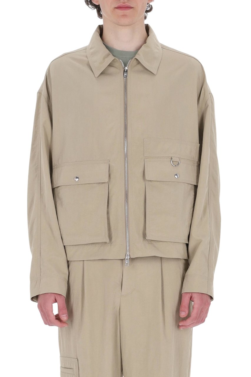 Maison Kitsuné Camouflage Light Cotton Canvas Jacket Neutraal