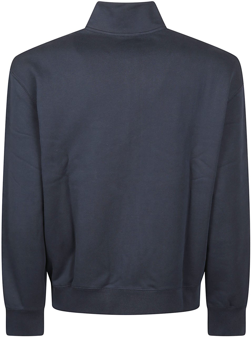 Maison Kitsuné Fox Head Full Zip Comfort Sweatshirt Blue Blauw