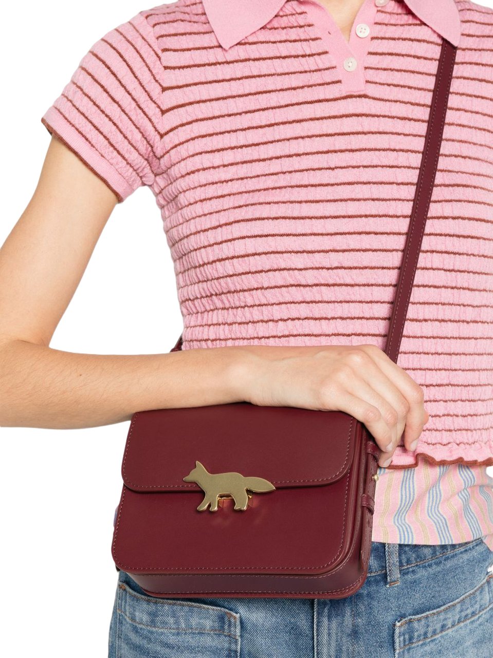 Maison Kitsuné Maison Kitsune' Bags Bordeaux Maroon
