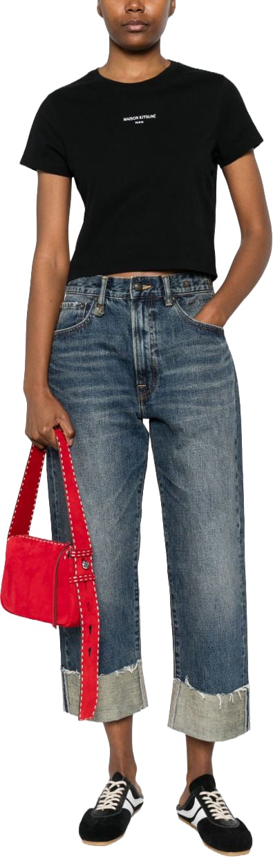 Maison Kitsuné Maison Kitsune' T-Shirts And Polos Balck Zwart