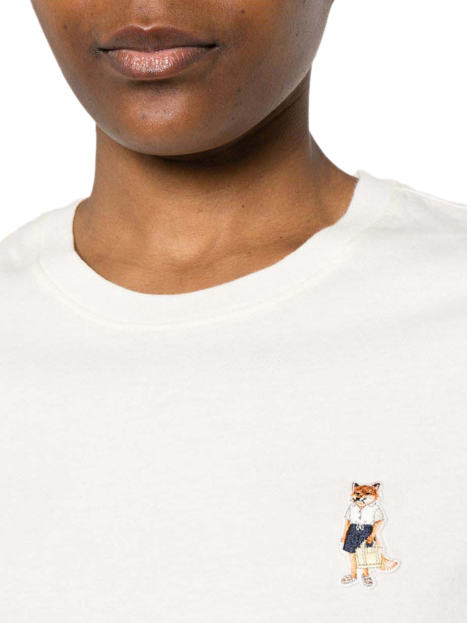 Maison Kitsuné Maison Kitsune' T-Shirts And Polos Ivory Wit