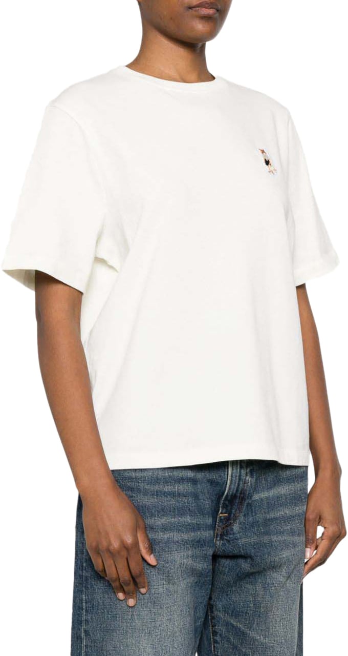 Maison Kitsuné Maison Kitsune' T-Shirts And Polos Ivory Wit