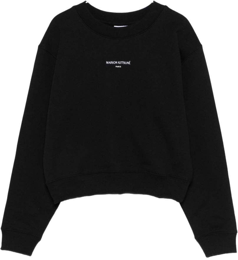 Maison Kitsuné Maison Kitsune' Sweaters Black Zwart