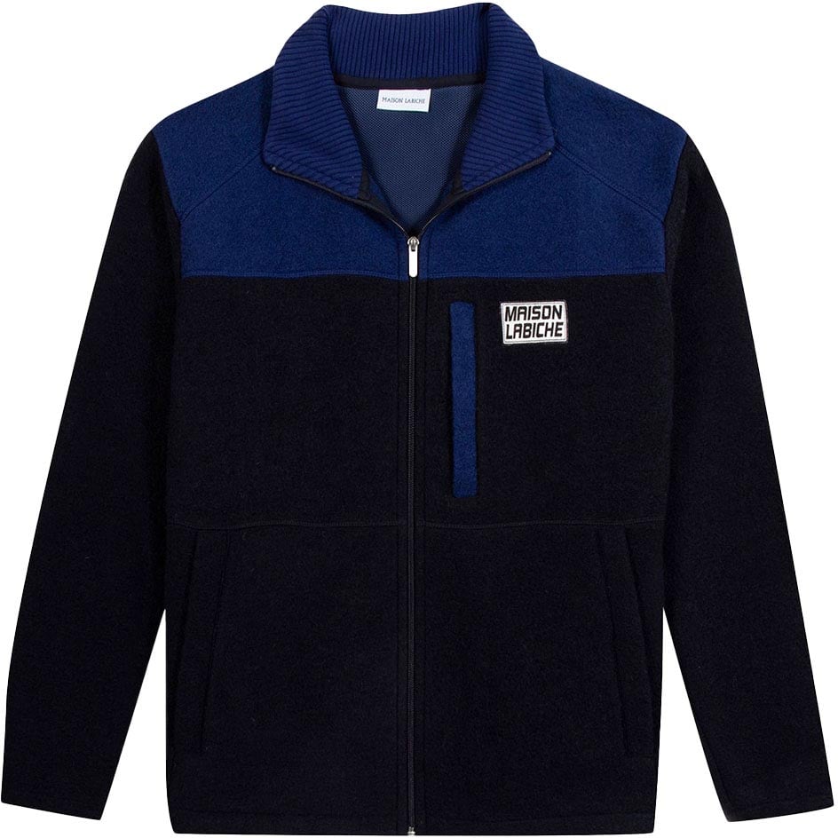 Maison Labiche la polaire menans en laine Blauw
