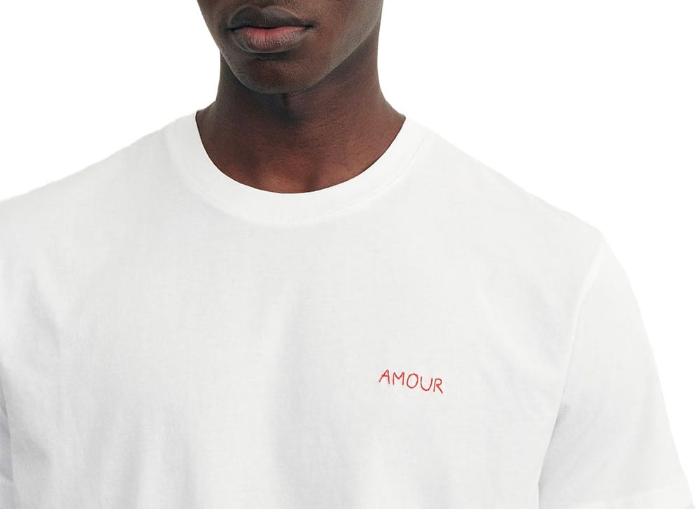 Maison Labiche le tee shirt popincourt amour Beige