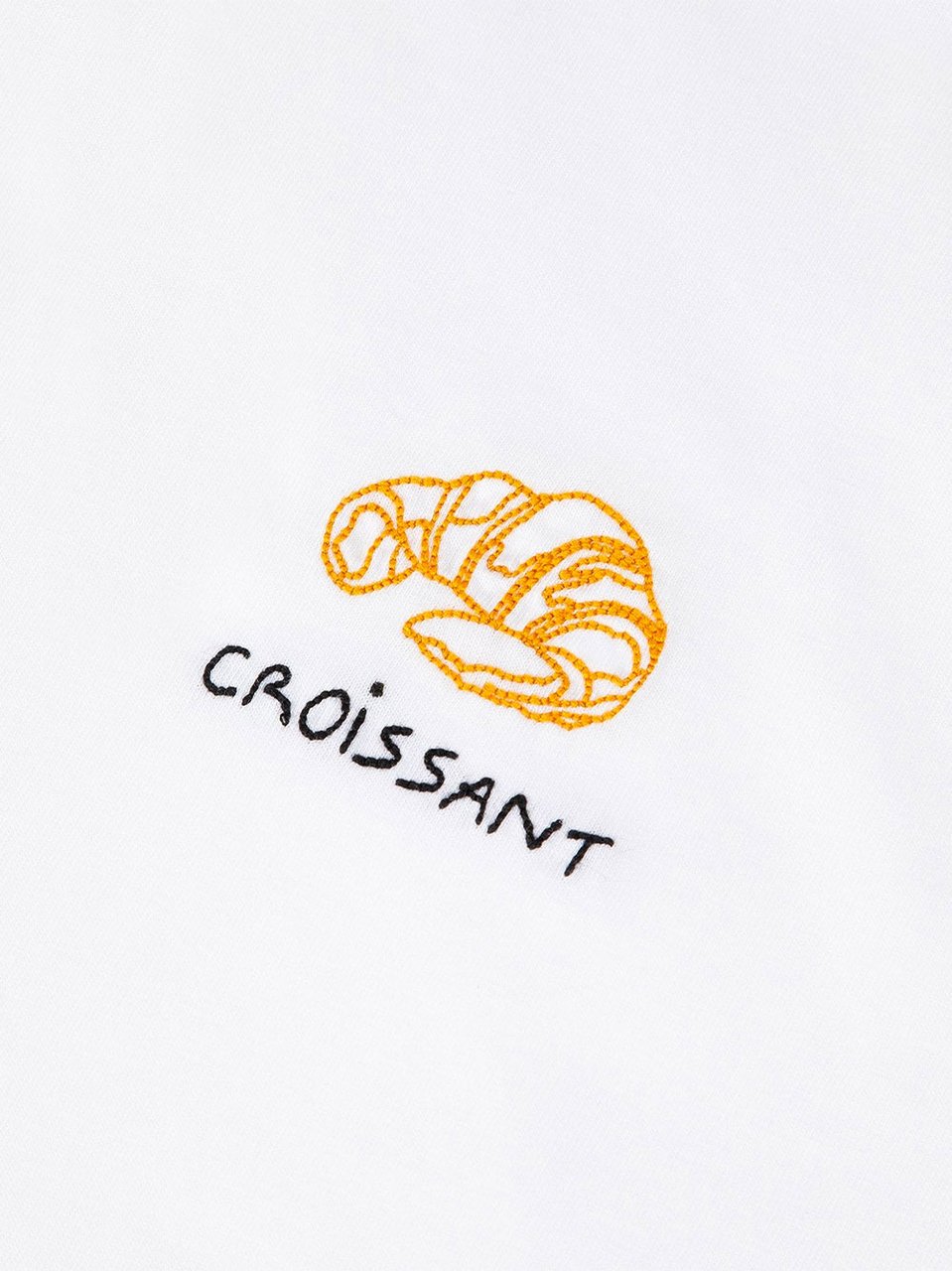 Maison Labiche le tee shirt popincourt croissant Beige