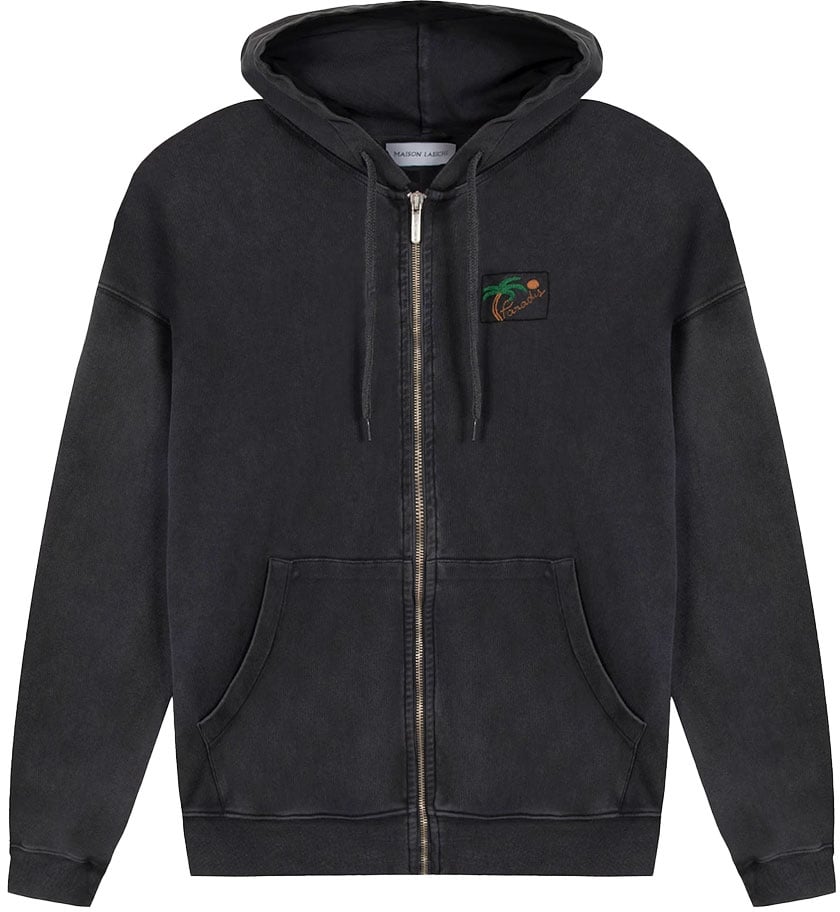 Maison Labiche maison labiche palm tree gourgaud hoodie gris Grijs