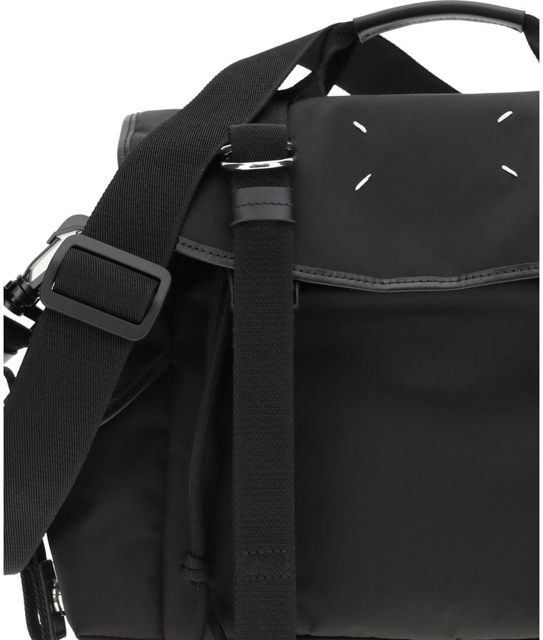 Maison Margiela Maison Margiela Black Polyamide Shoulder Bag Zwart