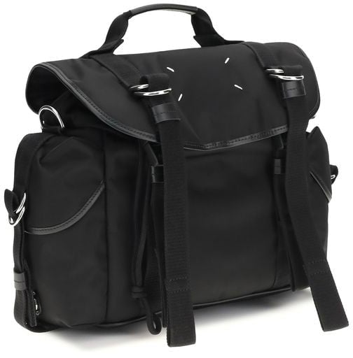 Maison Margiela Maison Margiela Black Polyamide Shoulder Bag Zwart