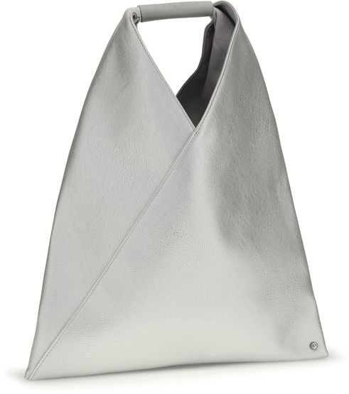 Maison Margiela MM6 Silver Polyethylene Handbag Zilver