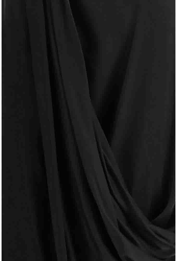 Maison Margiela Black Copper Midi Skirt Zwart