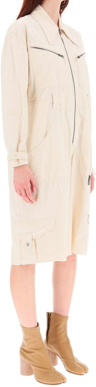 Maison Margiela Cotton Jumpsuit Wit