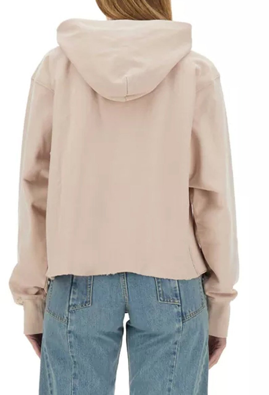 Maison Margiela Logo Sweatshirt Roze