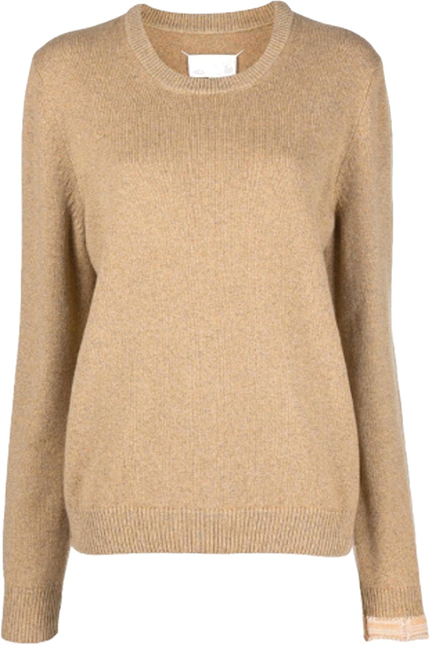 Maison Margiela Wool And Cashmere Pullover Bruin