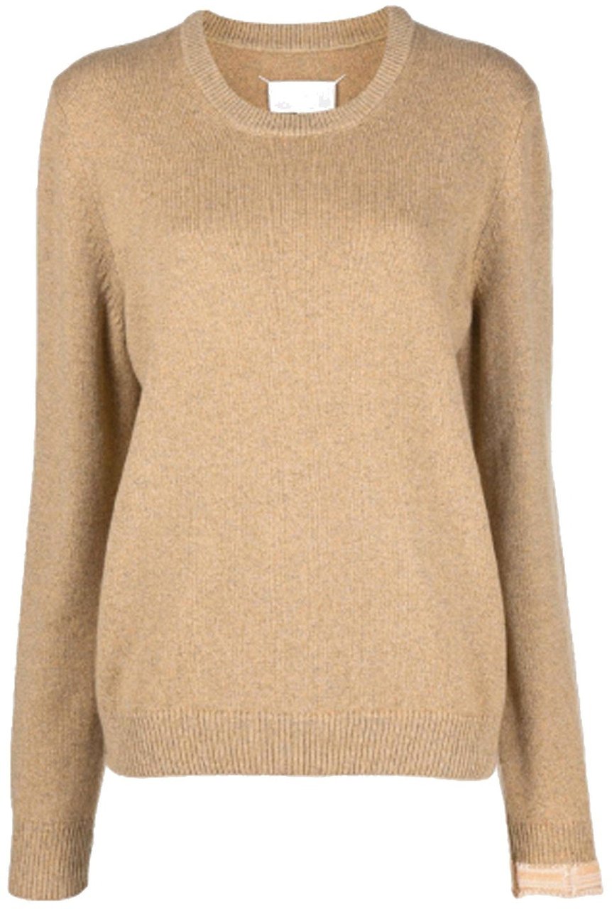 Maison Margiela Wool And Cashmere Pullover Bruin