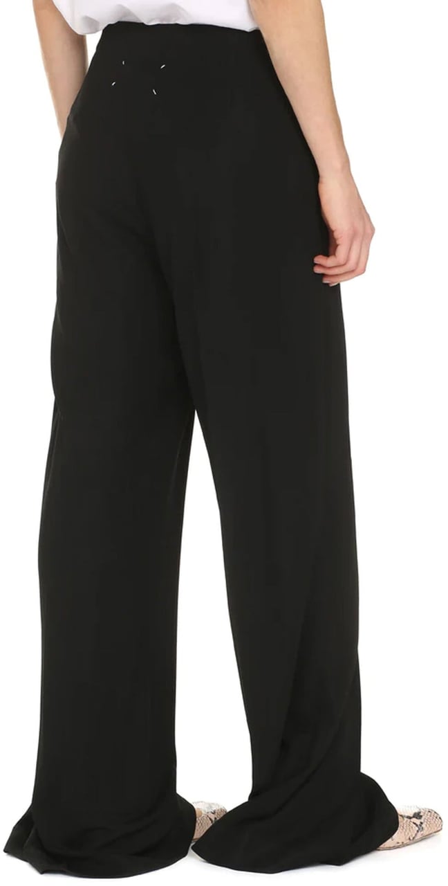 Maison Margiela Wide-Leg Pants Zwart