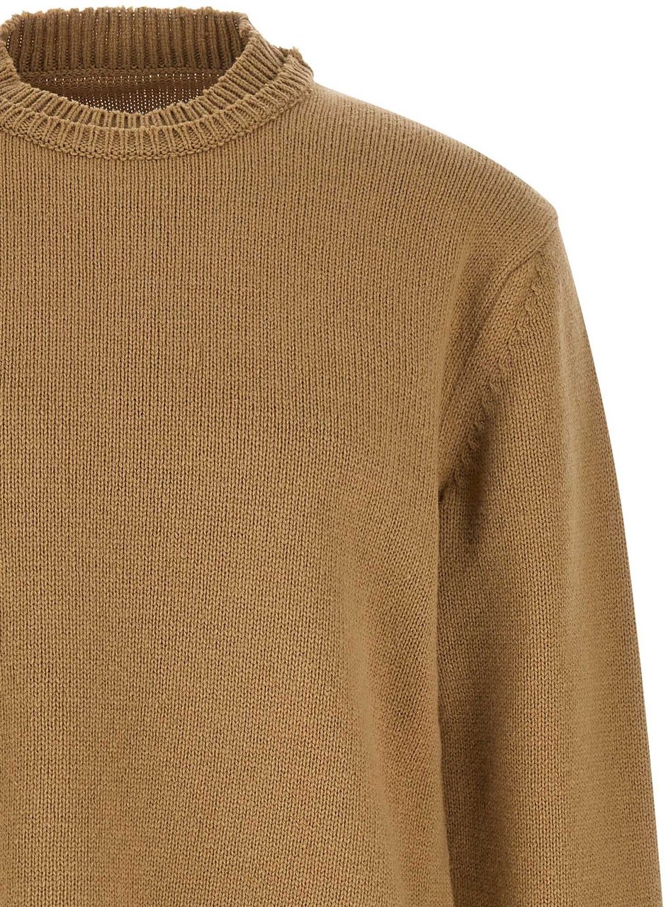 Maison Margiela Beige Wool Cardigan Beige